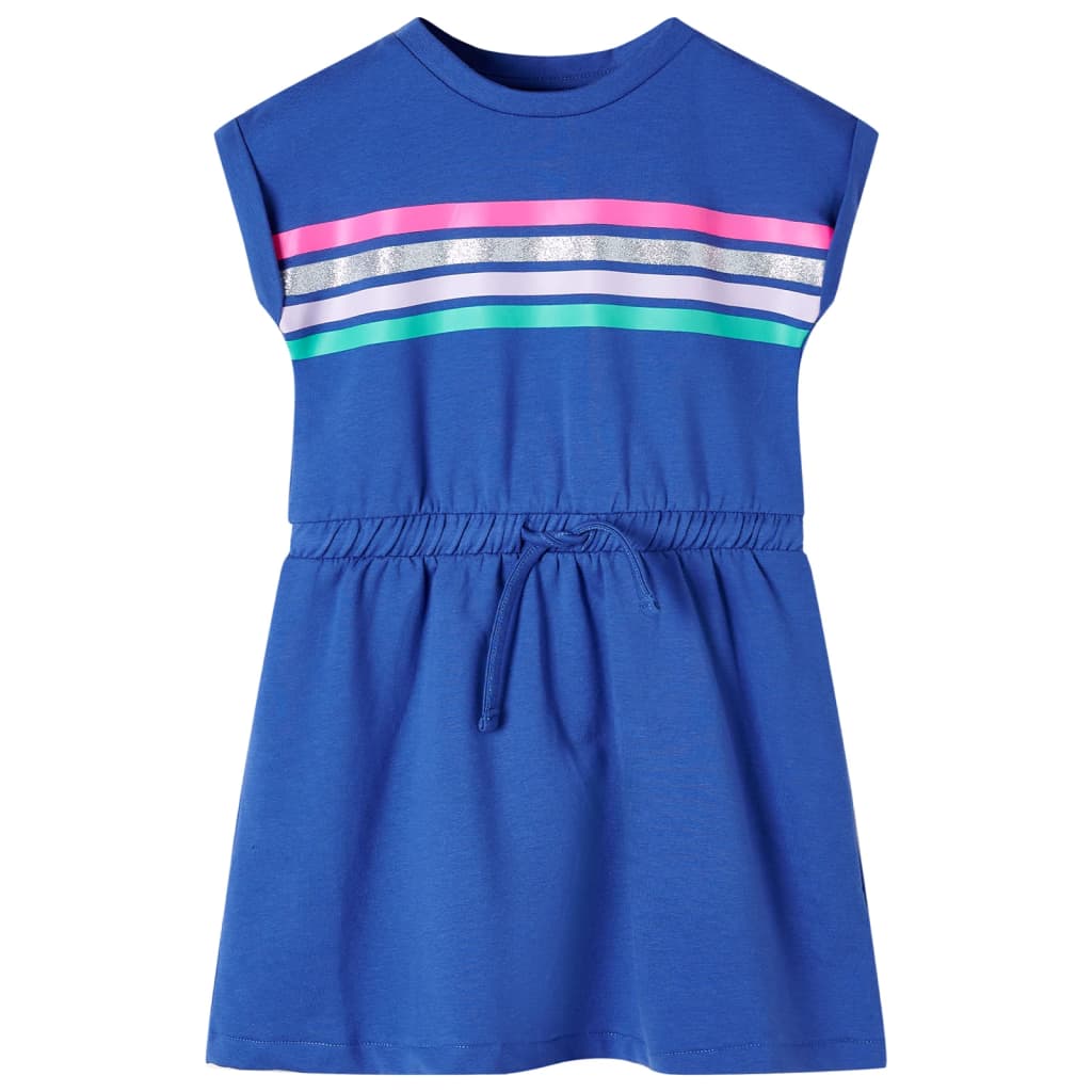 Vidaxl Robe pour enfants avec cordon 92 Cobalt Blue