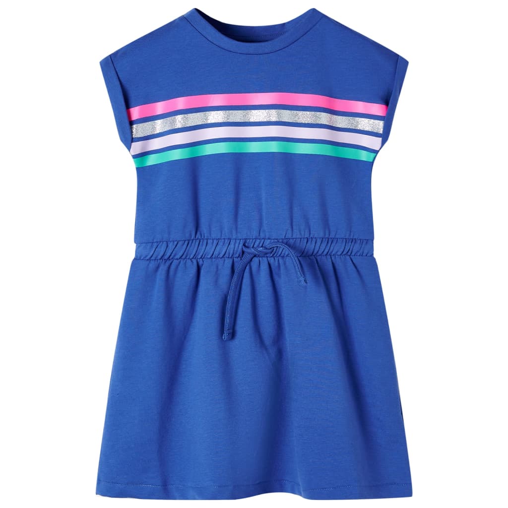 Vidaxl Robe pour enfants avec cordon 140 Cobalt Blue