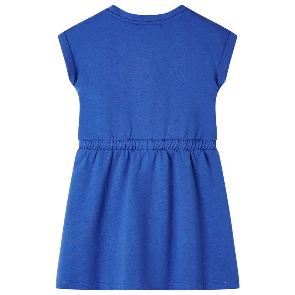 Vidaxl Robe pour enfants avec cordon 140 Cobalt Blue