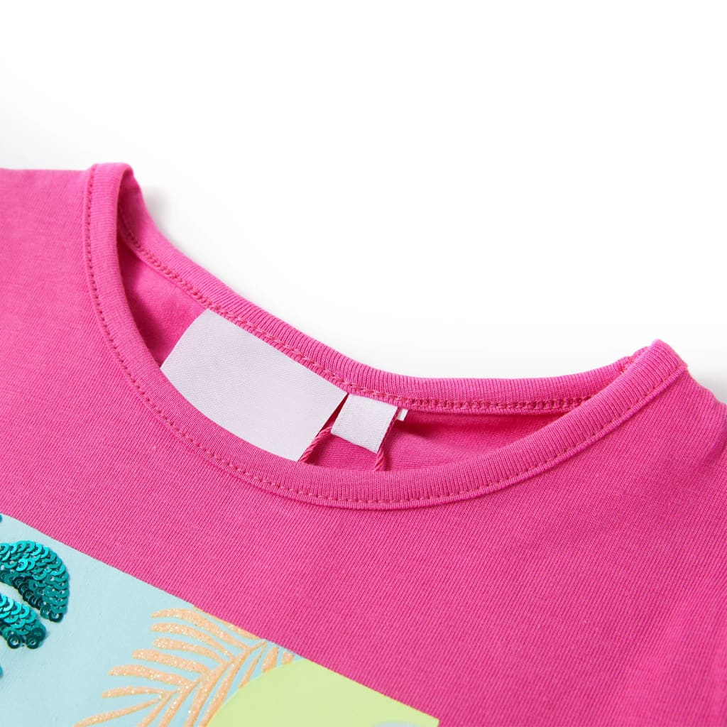 Vidaxl Child's Shirt 116 Rose foncé