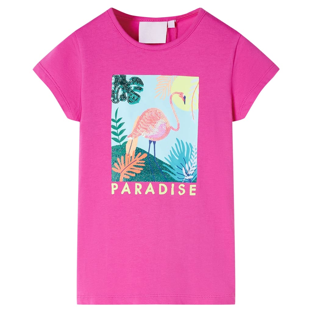 Vidaxl Child's Shirt 128 Rose foncé