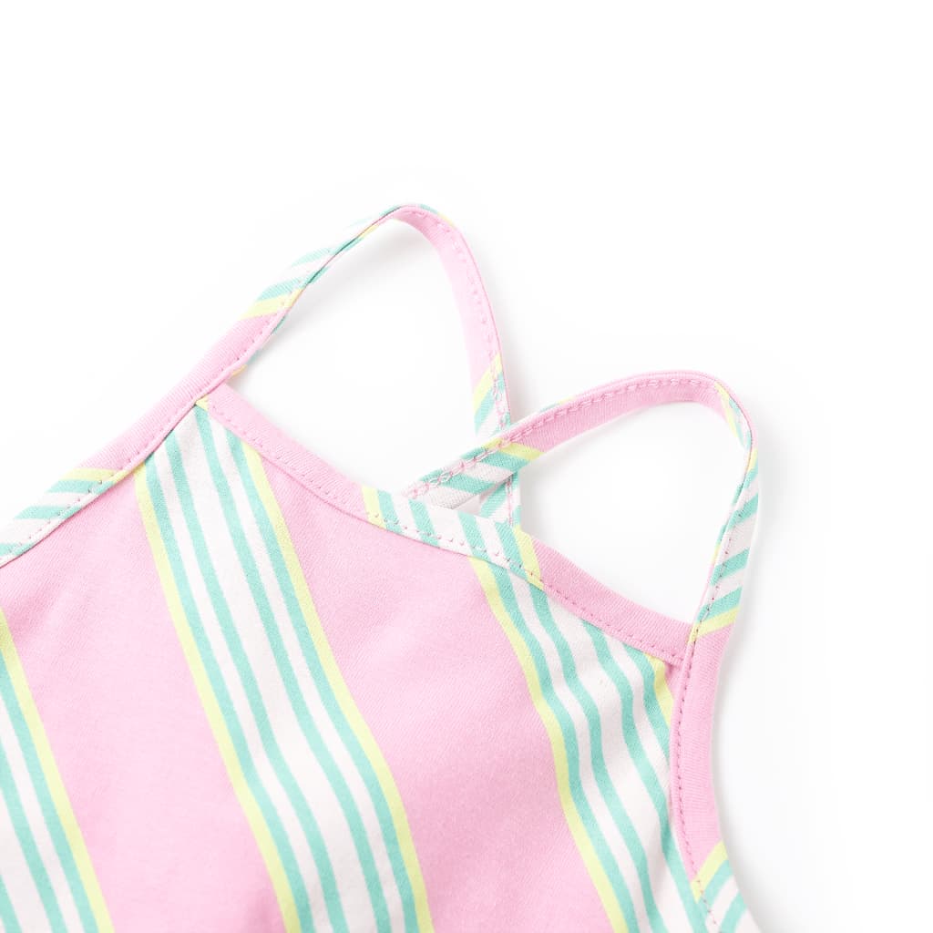 Vidaxl Robe pour enfants sans manches avec cordon 92 rose
