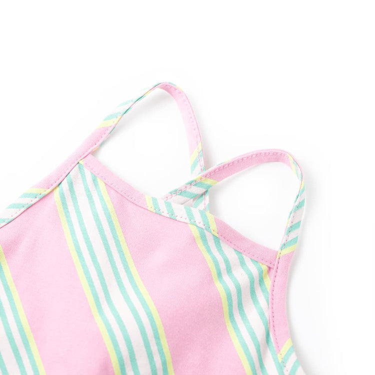 Vidaxl Robe pour enfants sans manches avec cordon 92 rose