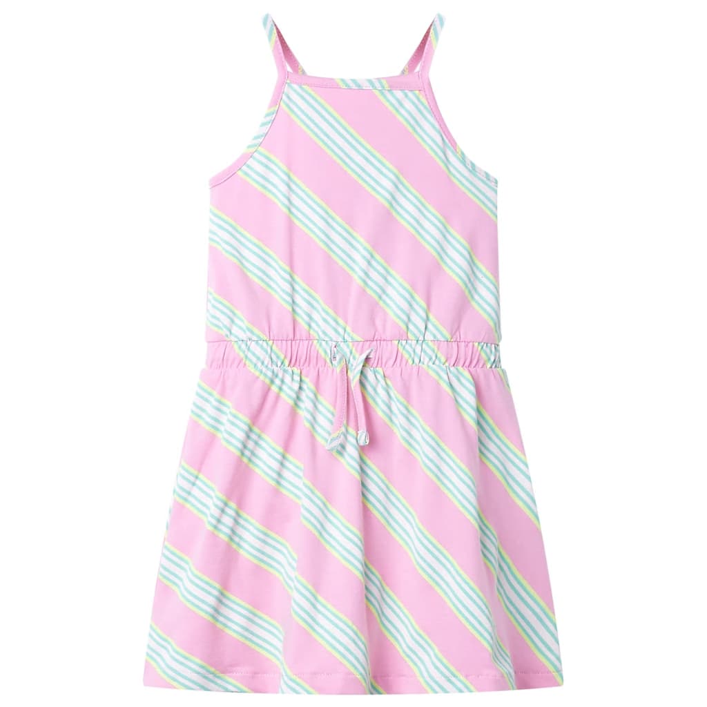 Vidaxl Robe pour enfants sans manches avec crampon 116 rose