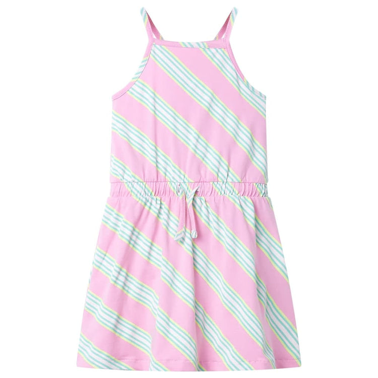 Vidaxl Robe pour enfants sans manches avec crampon 116 rose