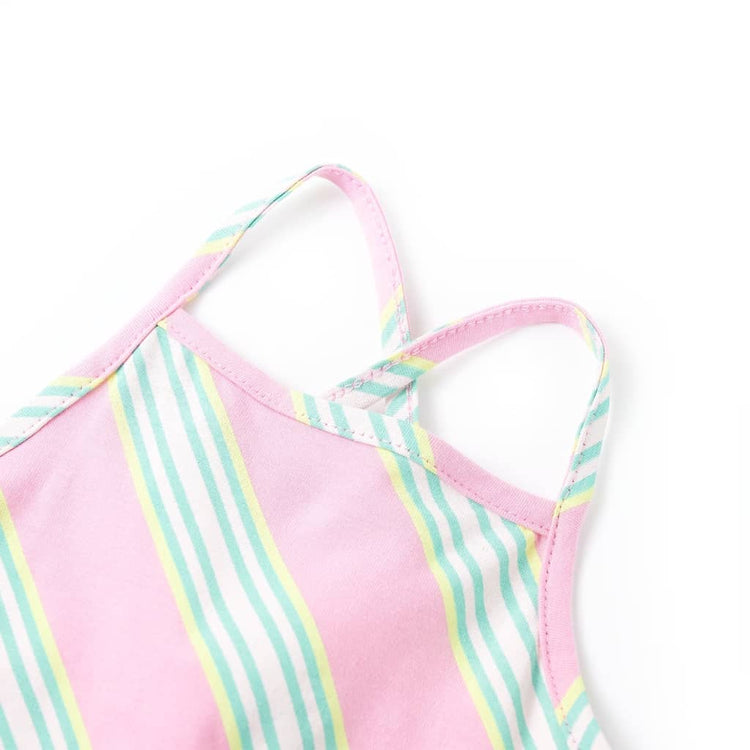 Vidaxl Robe pour enfants sans manches avec crampon 116 rose