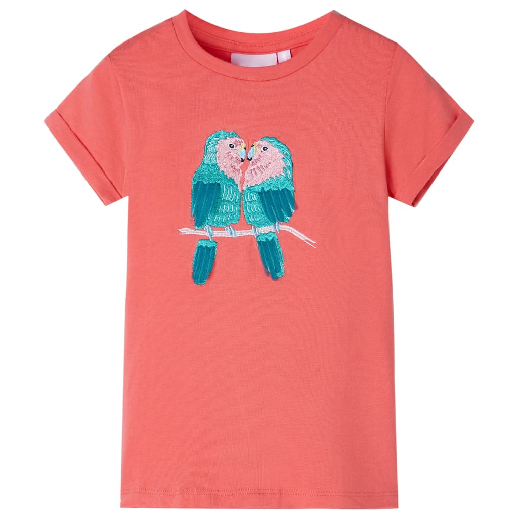 Vidaxl Child's Shirt 92 Coral colored