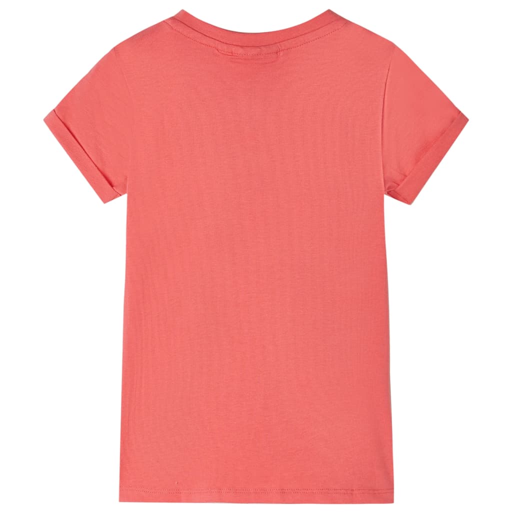 Vidaxl Child's Shirt 140 Coral coloré