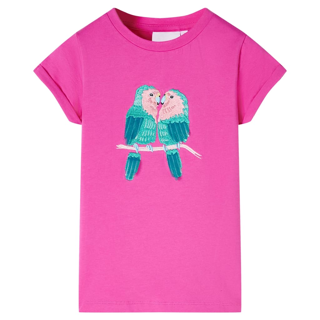 Vidaxl Child's Shirt 116 Rose foncé