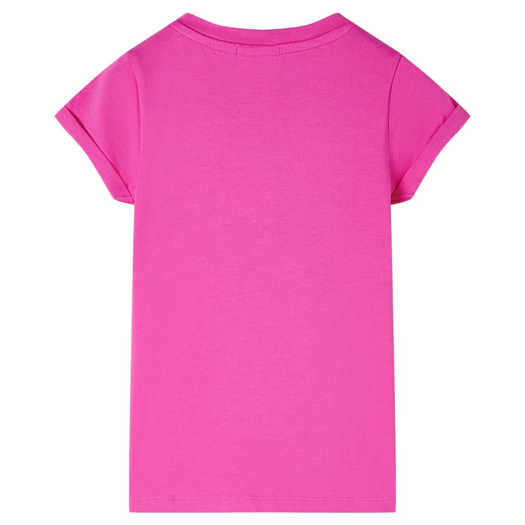 Vidaxl Child's Shirt 128 Rose foncé