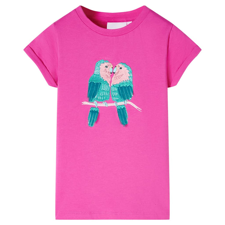 Vidaxl Child's Shirt 140 Rose foncé