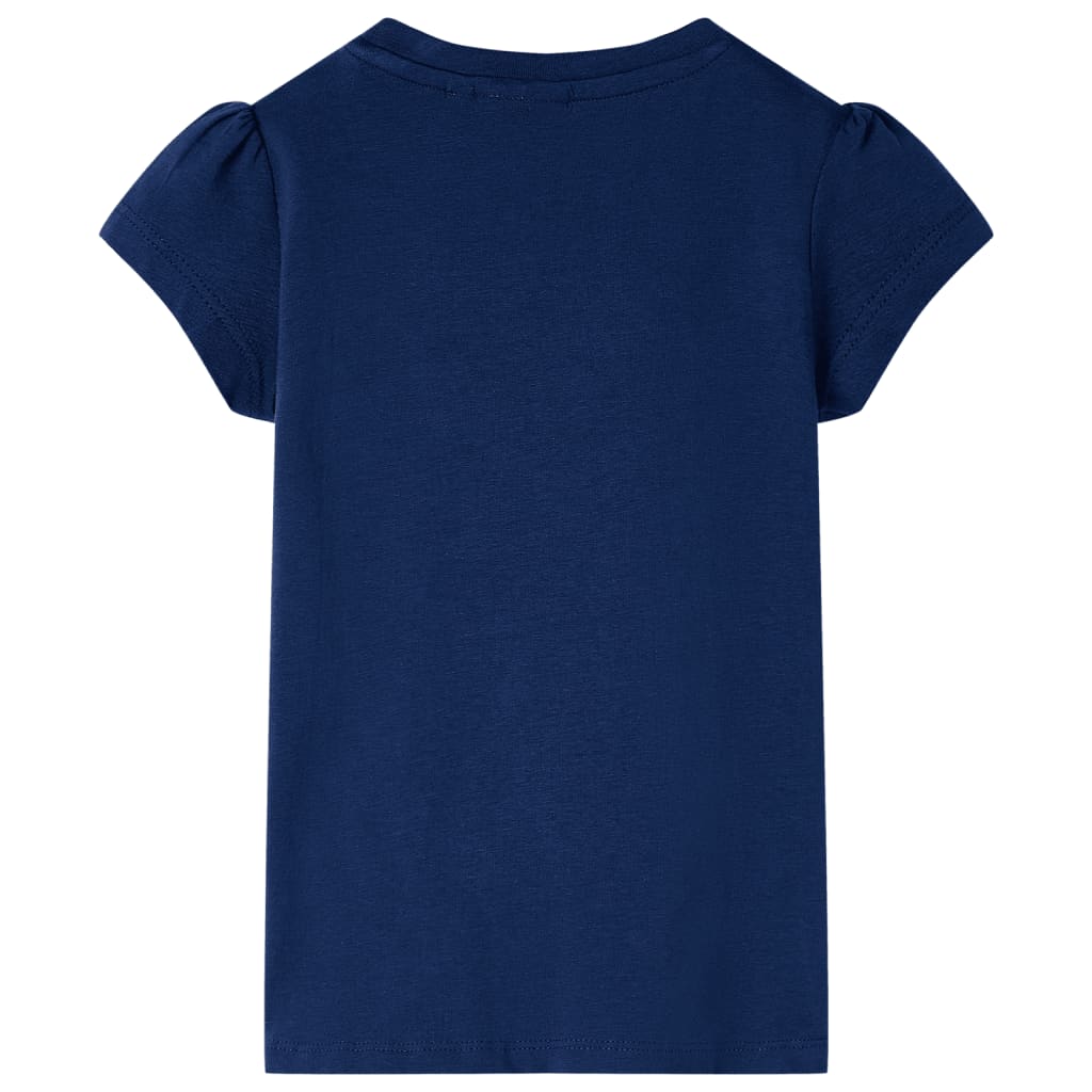 Vidaxl Child's Shirt 104 Navy Blue