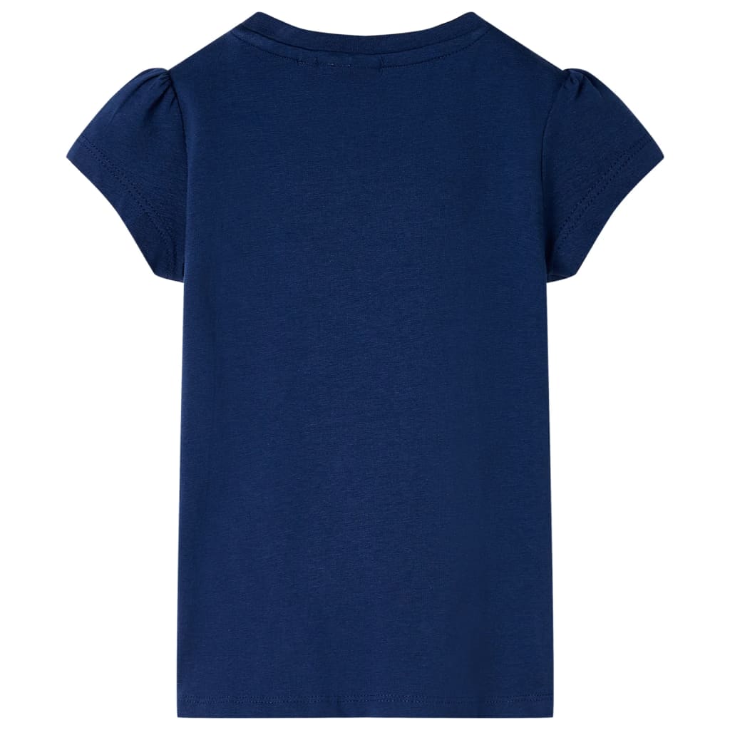 Vidaxl Child's Shirt 116 Navy Blue