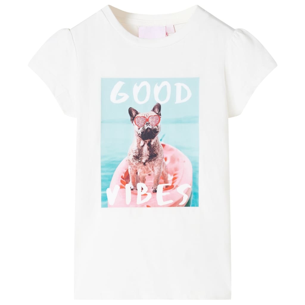 Vidaxl Child's Shirt 104 Ecru