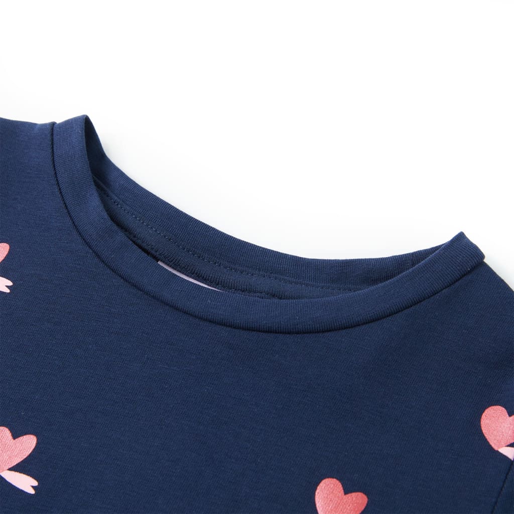 Vidaxl Child's Shirt 92 Navy Blue