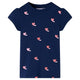 Vidaxl Child's Shirt 116 Navy Blue