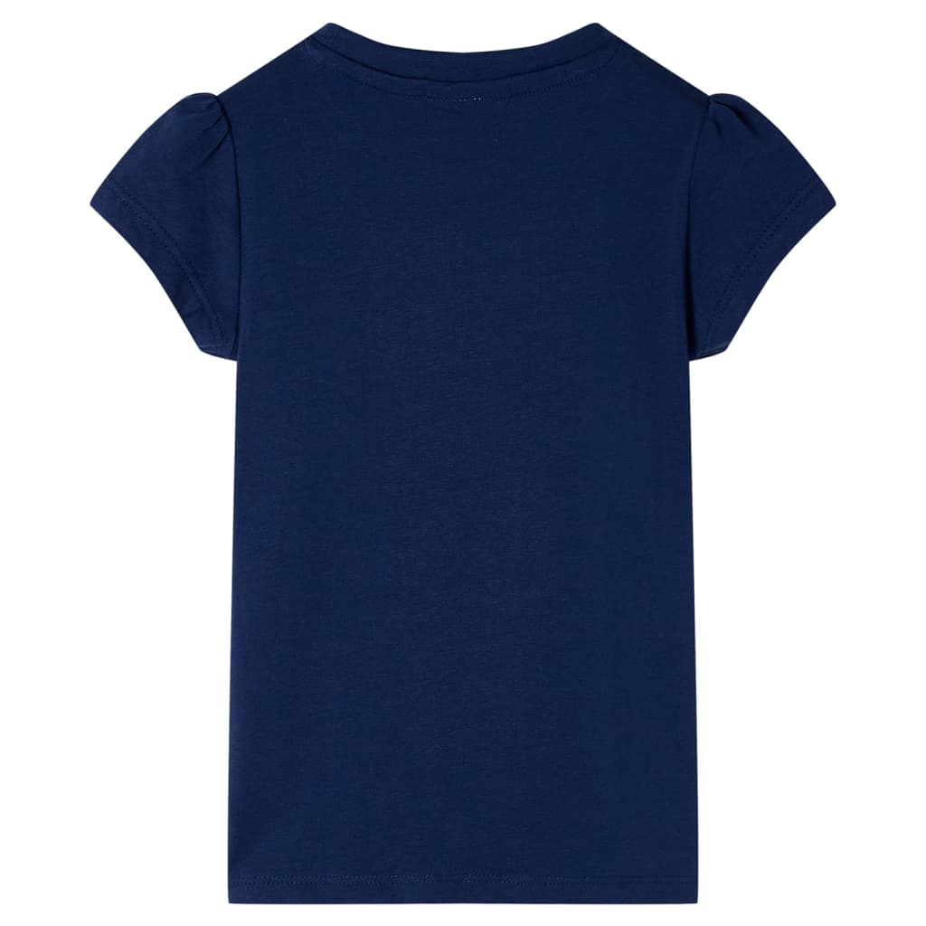 Vidaxl Child's Shirt 116 Navy Blue
