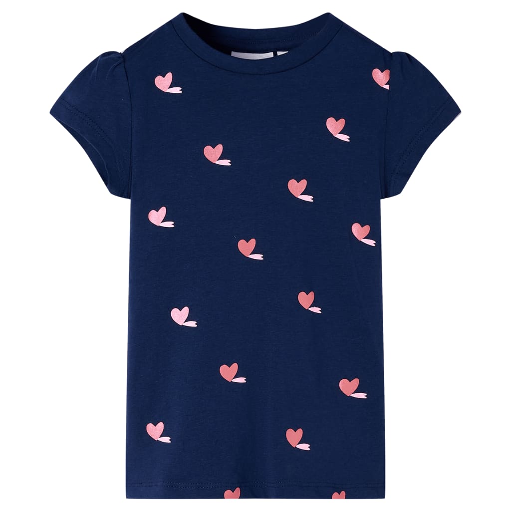 Vidaxl Child's Shirt 128 Navy Blue