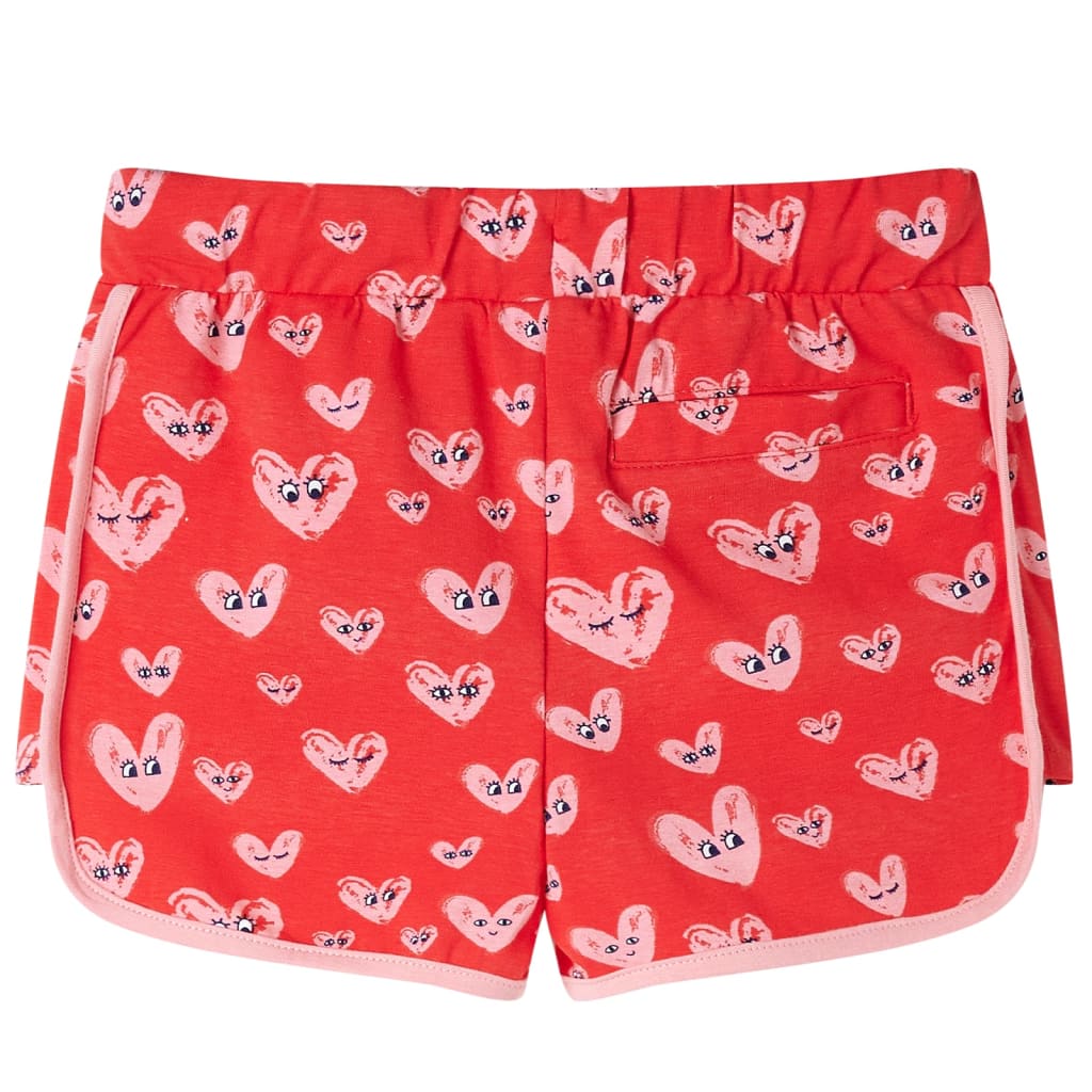 Vidaxl Children's Short avec Trekoord 128 Red