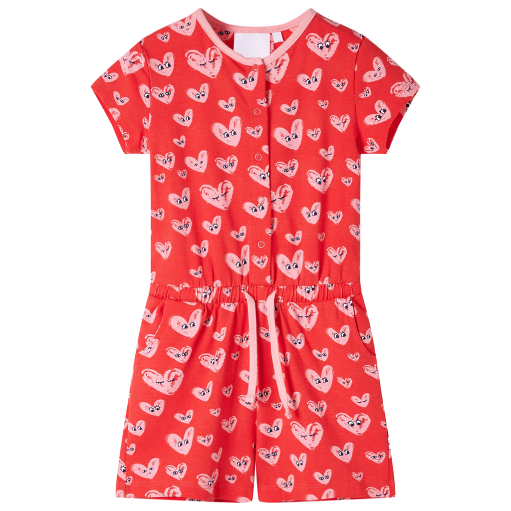 Vidaxl Children's Jumpsuit 128 Red