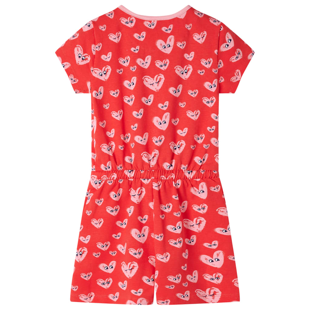 Vidaxl Children's Jumpsuit 128 Red
