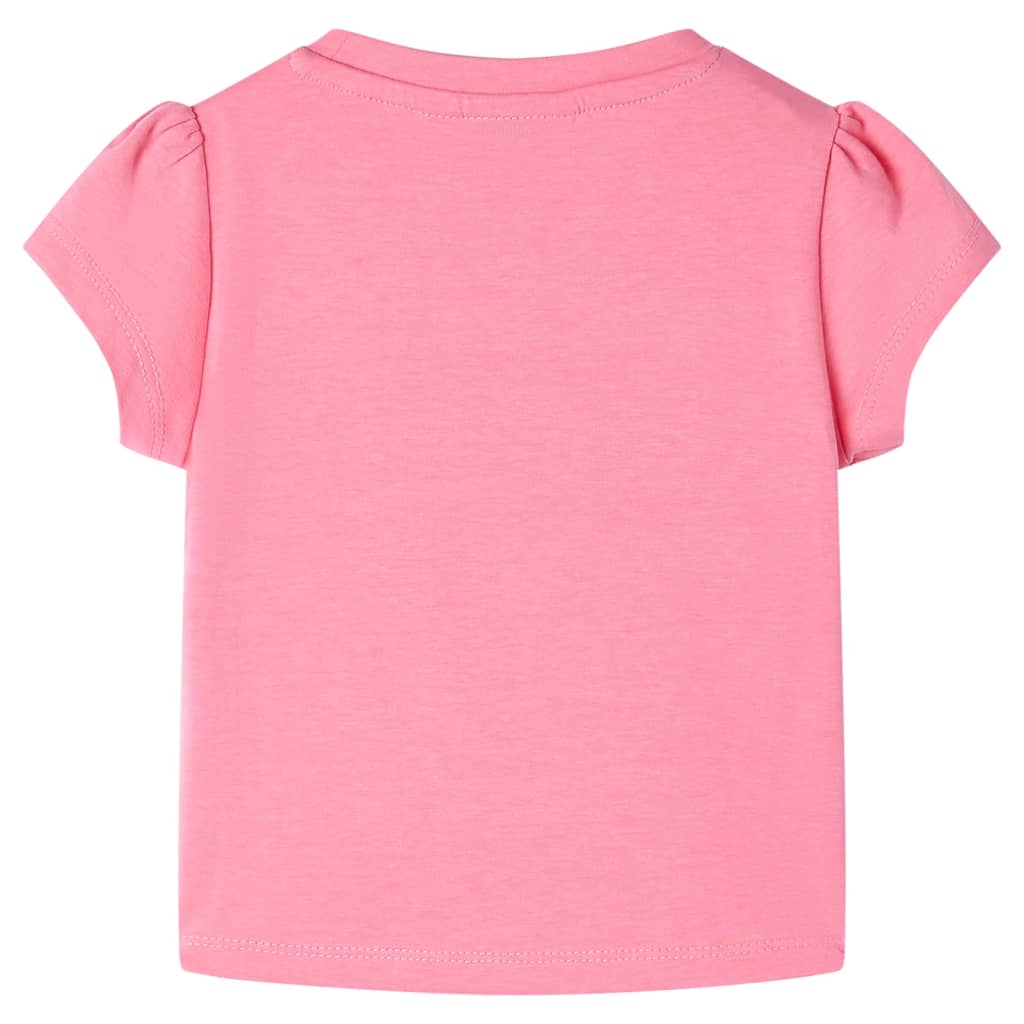 Vidaxl Child's Shirt 104 Rose vif fluorescent