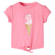 Vidaxl Child's Shirt 116 Rose vif fluorescent