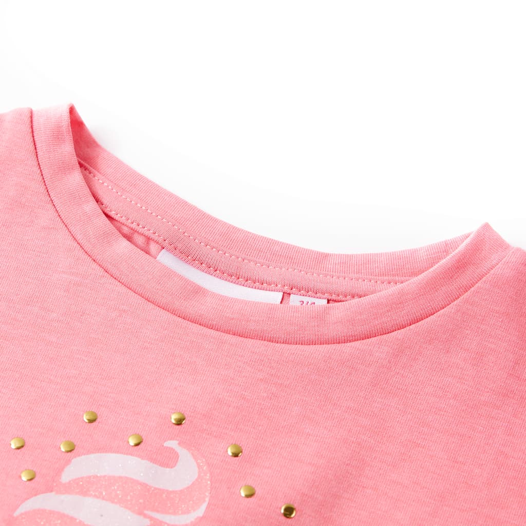 Vidaxl Child's Shirt 128 Fluorescent Rose vif