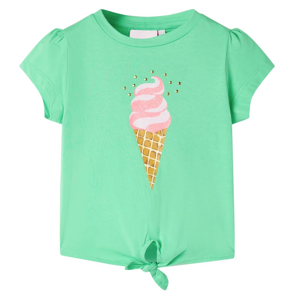 Vidaxl Child's Shirt 92 Green clair