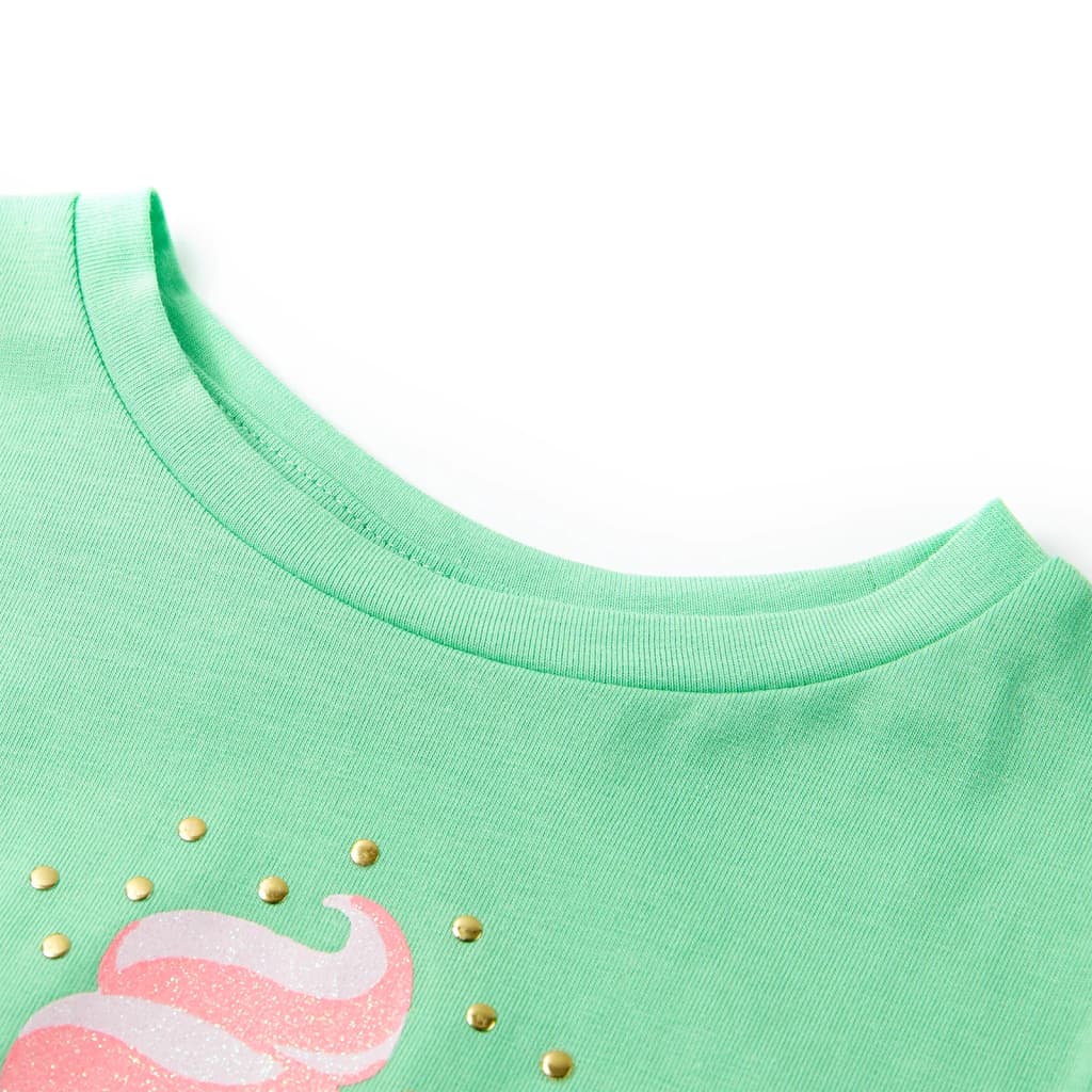 Vidaxl Child's Shirt 104 vert clair