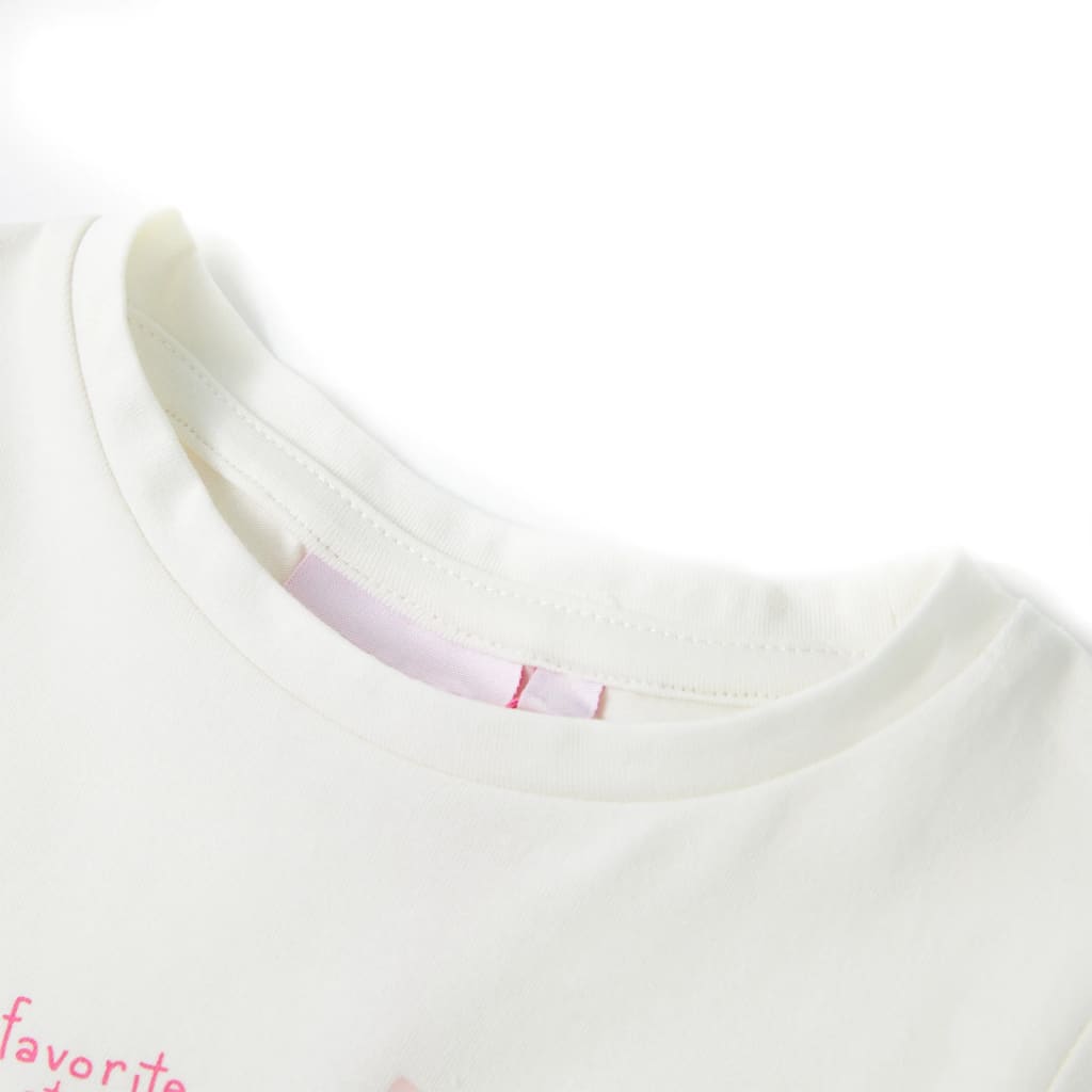 Vidaxl Child's Shirt 104 Ecru