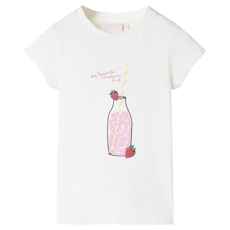 Vidaxl Child's Shirt 116 Ecru