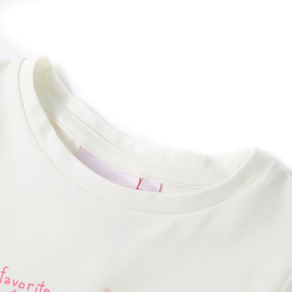 Vidaxl Child's Shirt 116 Ecru