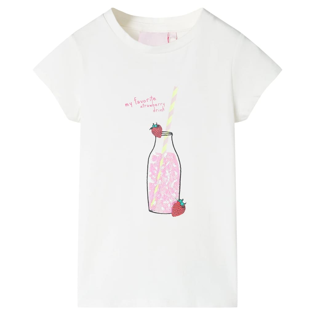 Vidaxl Child's Shirt 128 Ecru