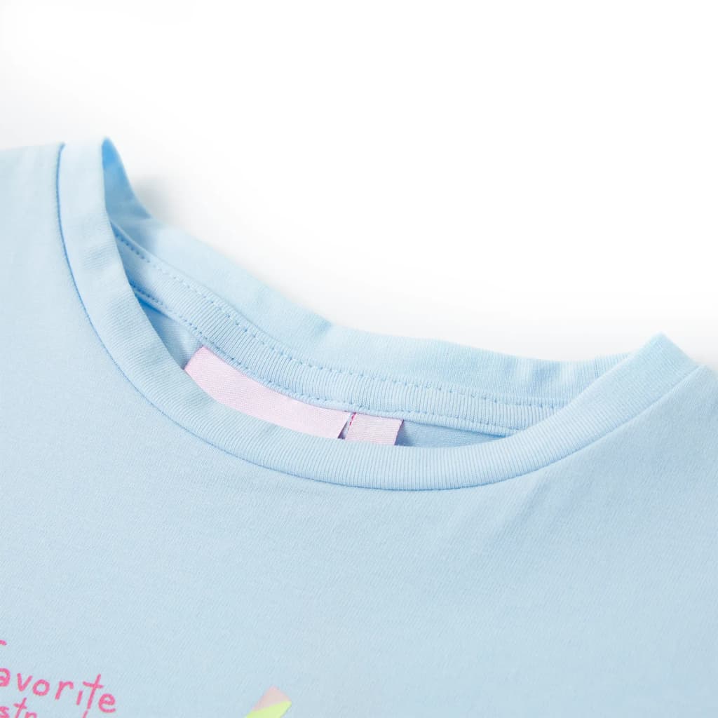 Vidaxl Child's Shirt 104 Bleu doux