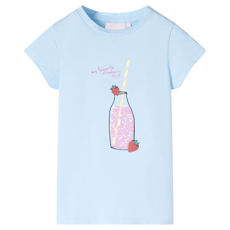 Vidaxl Child's Shirt 116 Bleu doux
