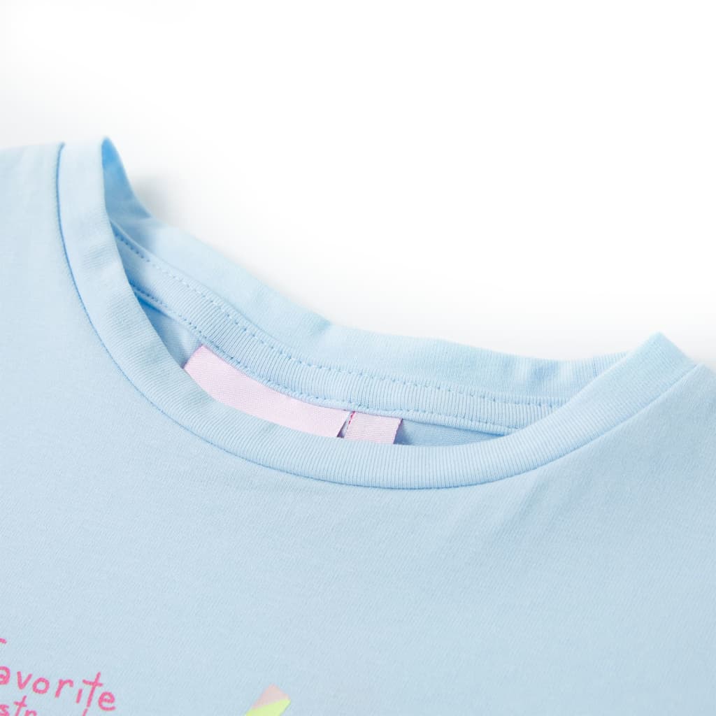 Vidaxl Child's Shirt 116 Bleu doux