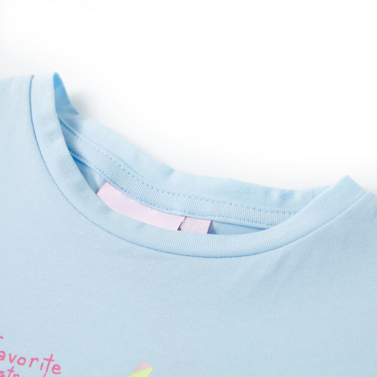 Vidaxl Child's Shirt 116 Bleu doux