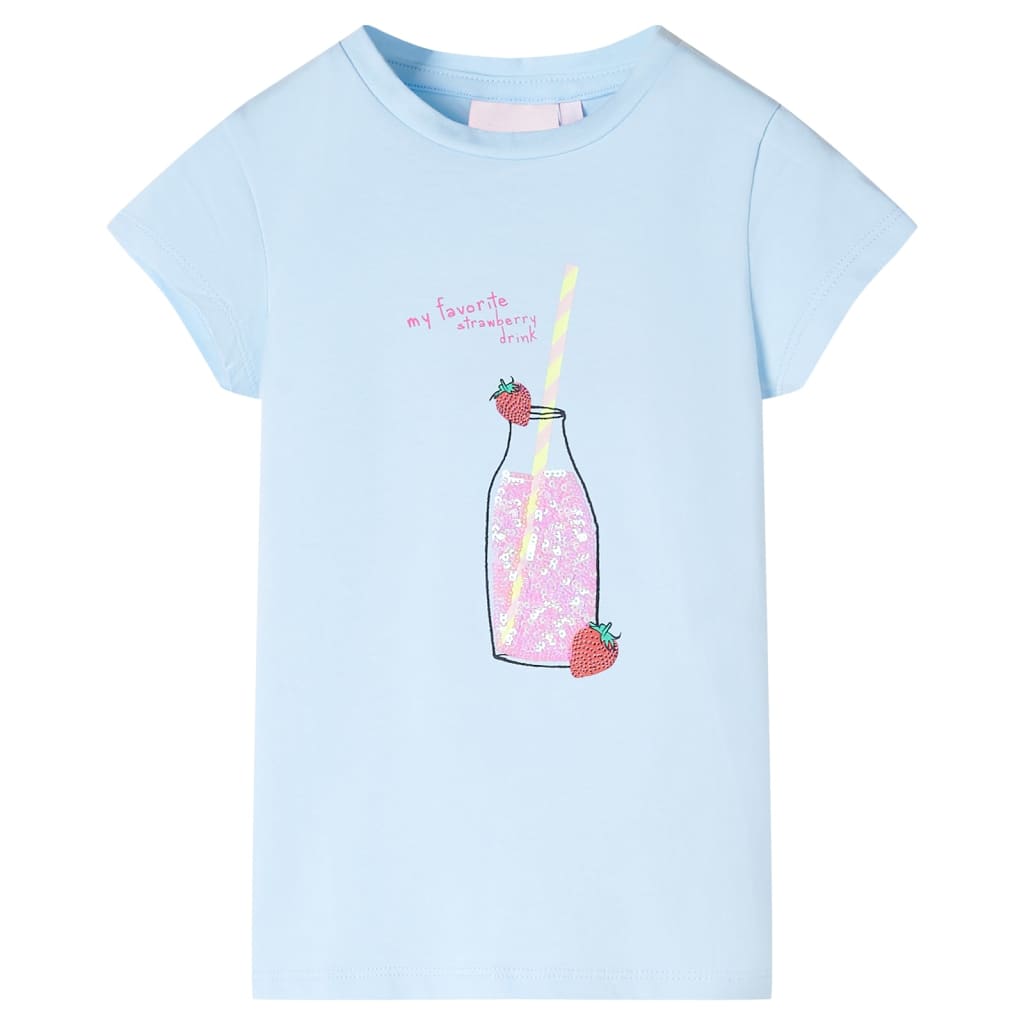 Vidaxl Child's Shirt 140 Bleu doux