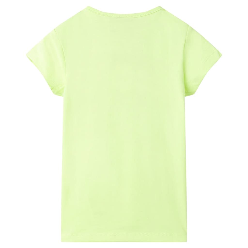 Vidaxl Child's Shirt 104 Fluorescent jaune