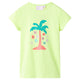 Vidaxl Child's Shirt 116 Fluorescent Jaune