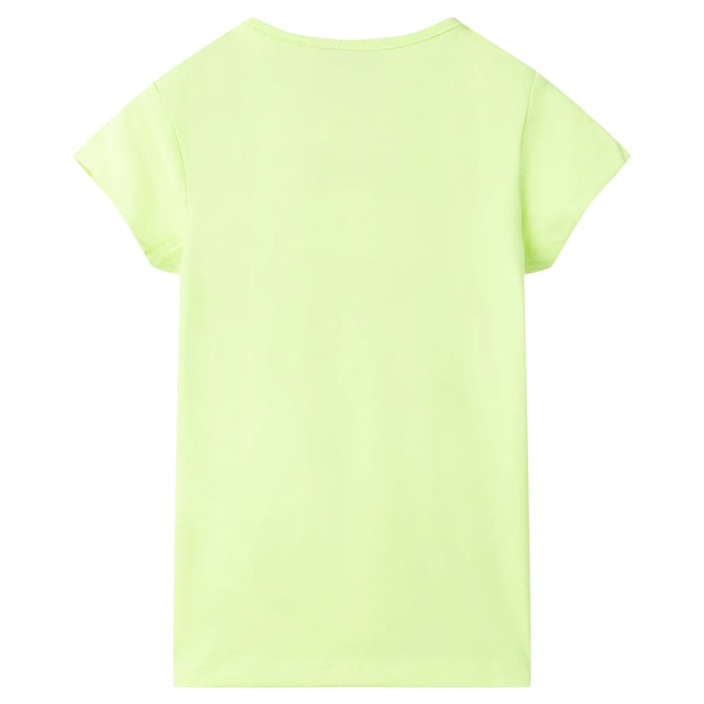 Vidaxl Child's Shirt 116 Fluorescent Jaune