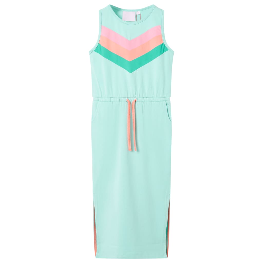Vidaxl Robe pour enfants avec cordon 104 Mint léger