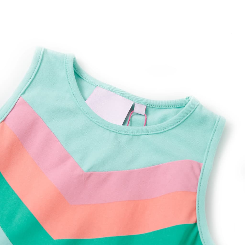 Vidaxl Robe pour enfants avec cordon 104 Mint léger