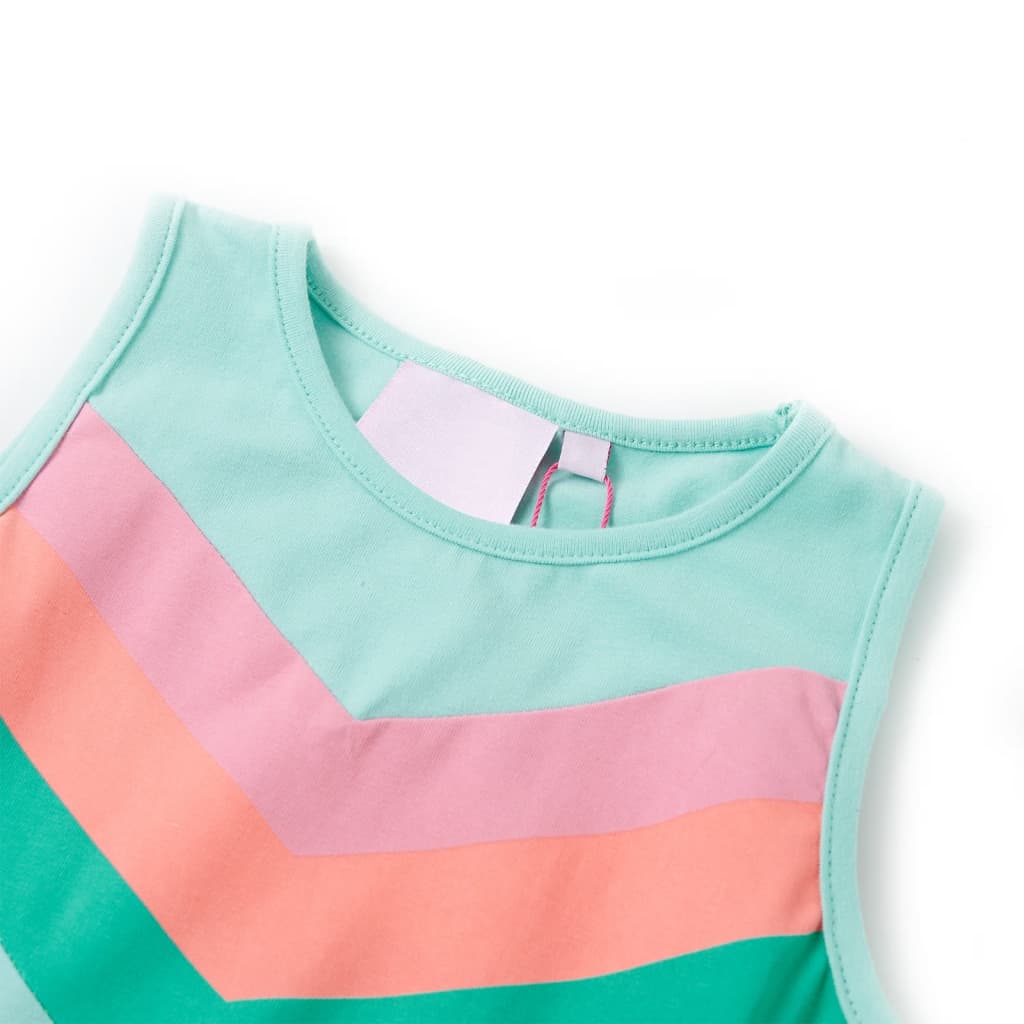Vidaxl Robe pour enfants avec cordon de cordon 140 Light Mint