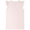 Vidaxl Child's Shirt avec volants sur les manches 104 rose doux