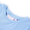 Vidaxl Child's Shirt avec des volants sur les manches 140 bleu clair
