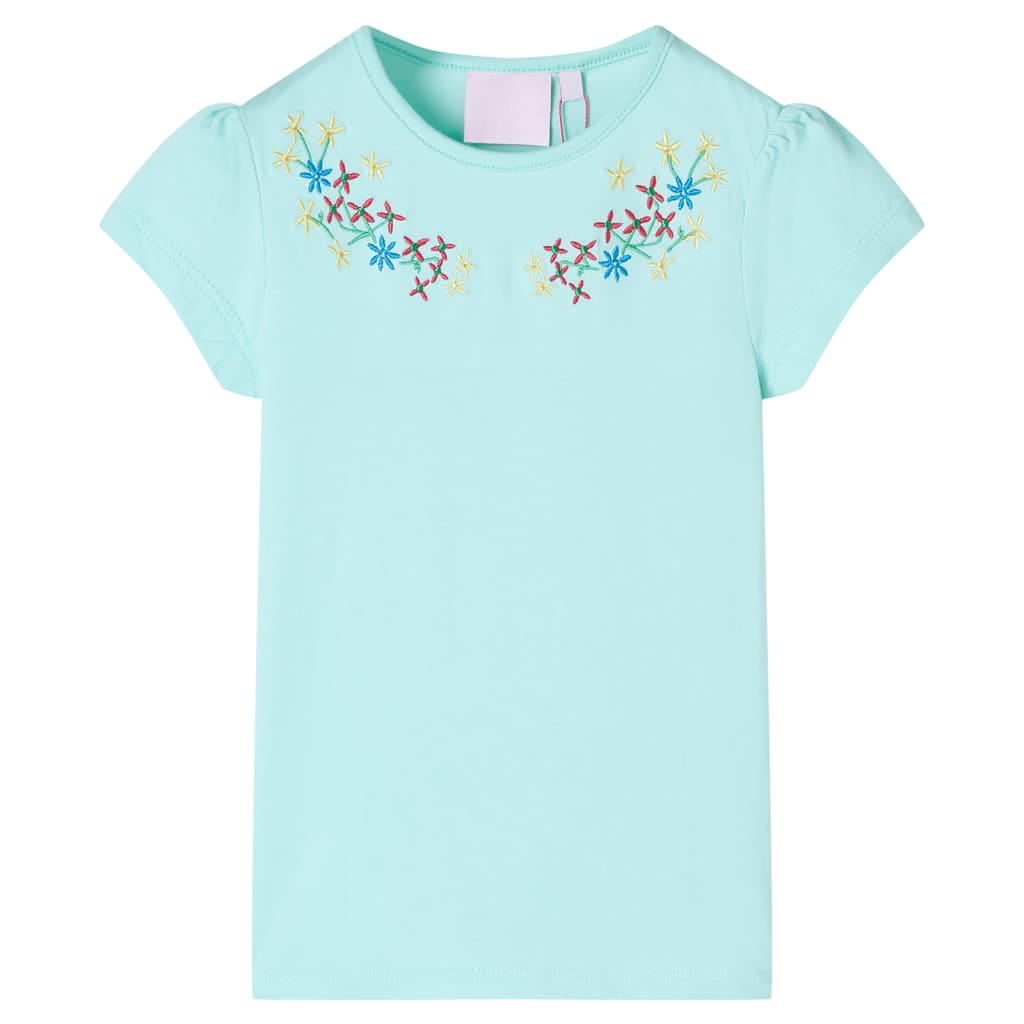 Vidaxl Child's Shirt 92 Light Sea Blue