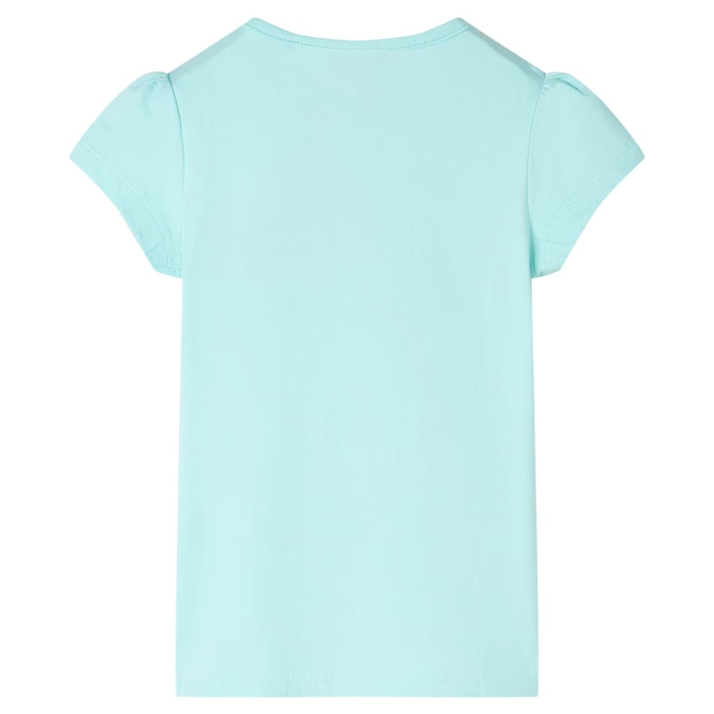Vidaxl Child's Shirt 128 Light Sea Blue