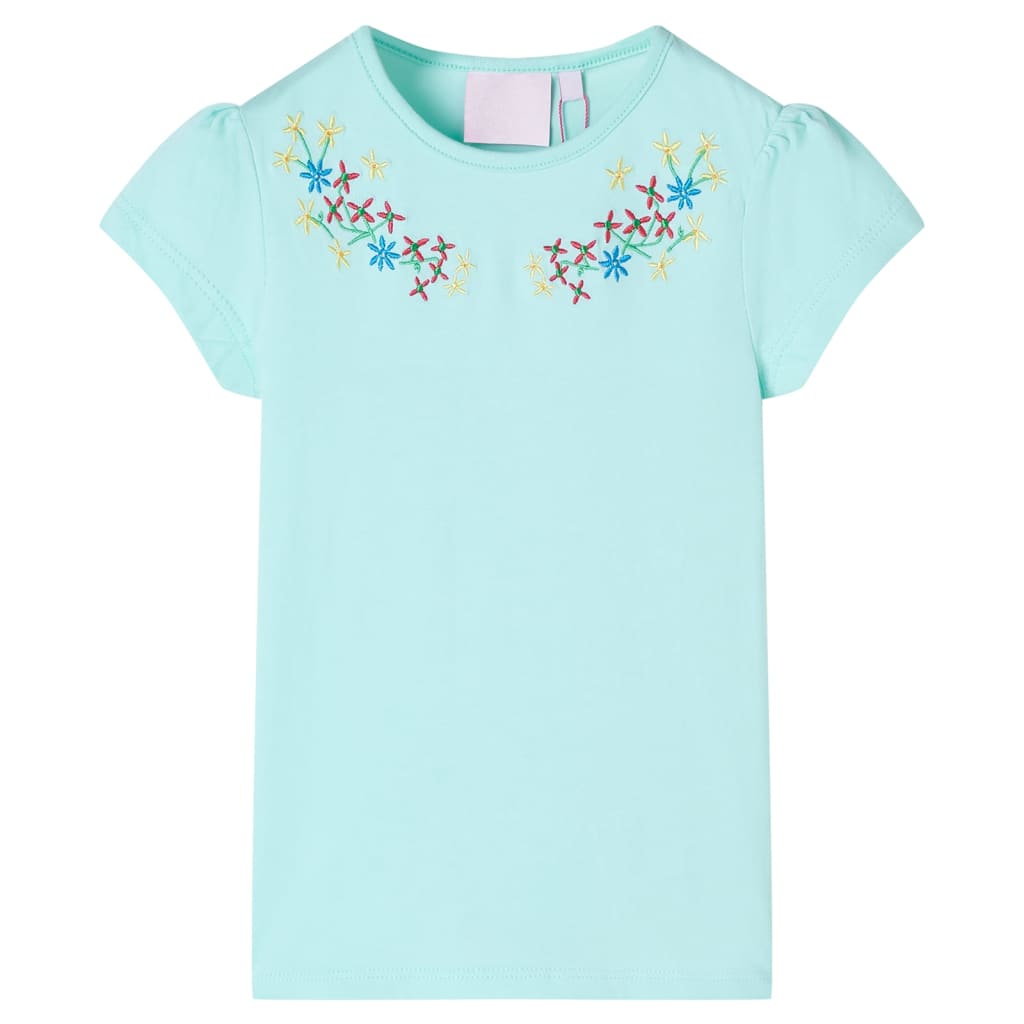Vidaxl Child's Shirt 140 Light Sea Blue